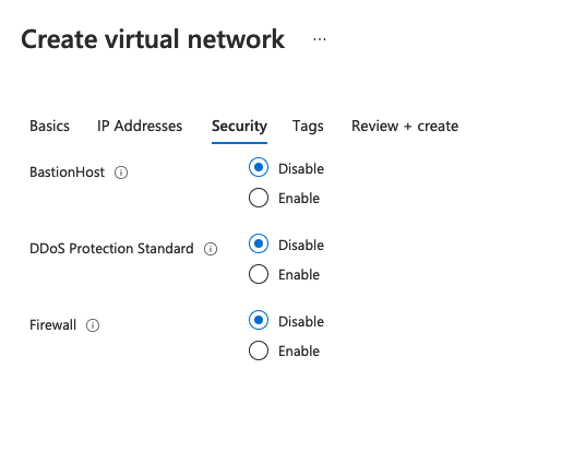 Create_vnet_security